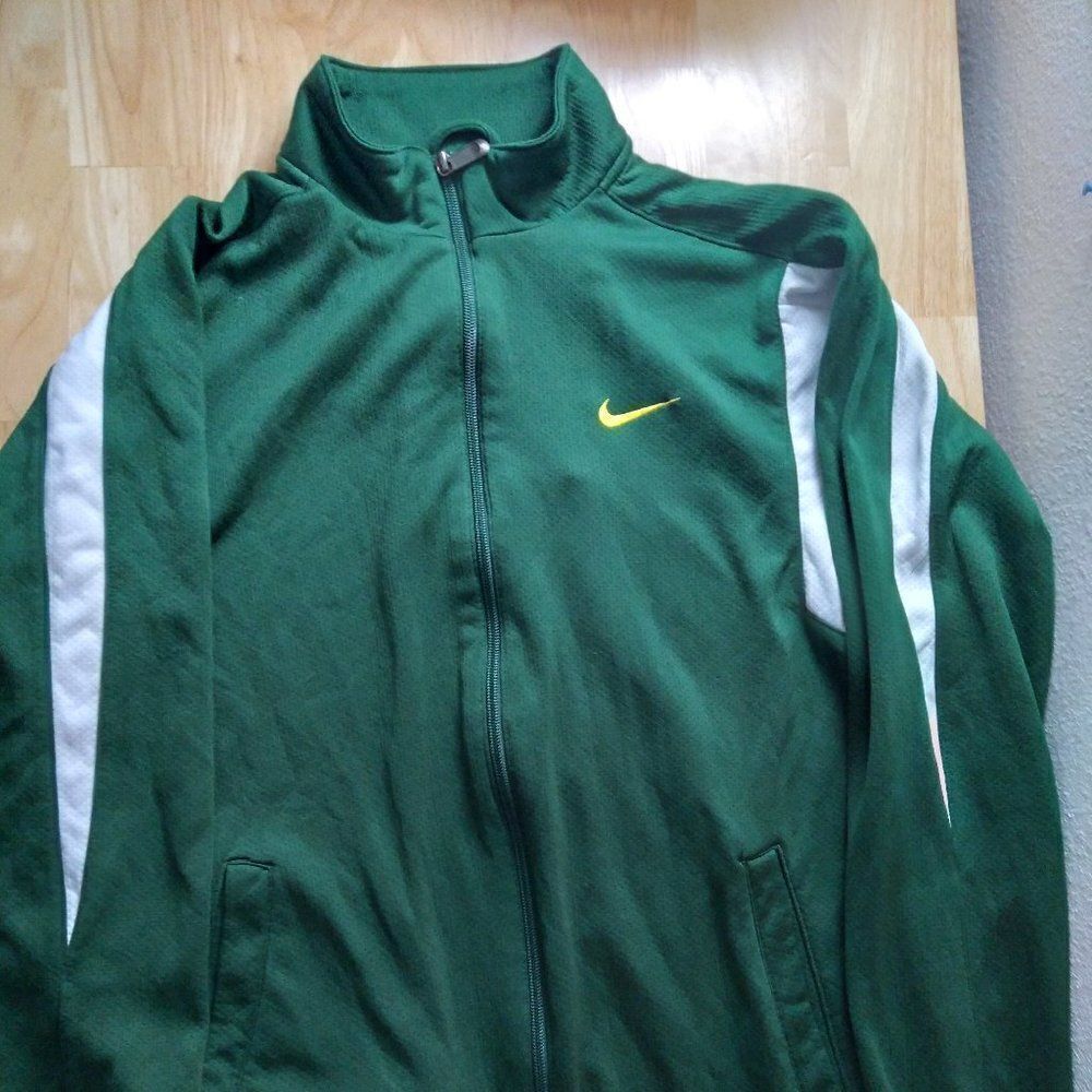 Vintage Nike Oregon Ducks Colorway Zipper Track Jacket